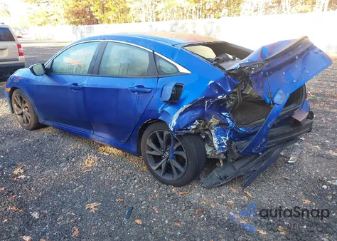 2019 Honda Civic Sport from USA, damaged, VIN 2HGFC2F82KH578756